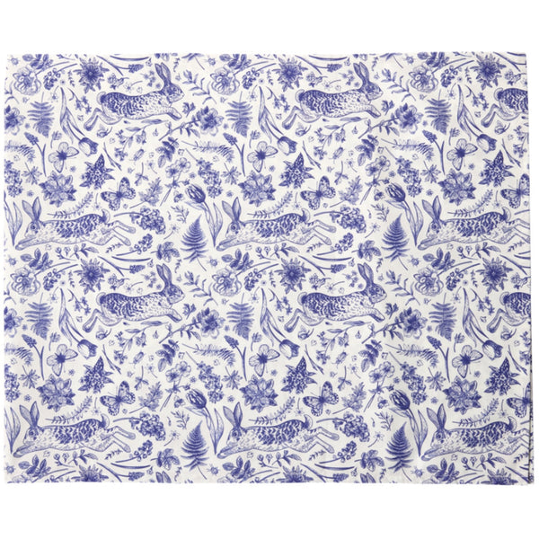 Lapin Bleu Cotton Table Runner