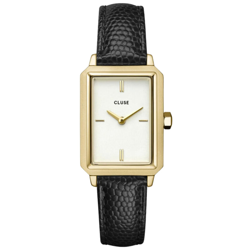 Fluette Gold/Leather Black Watch