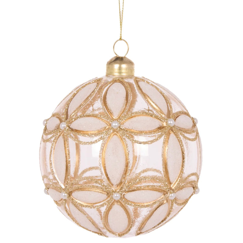 Gold Fleur Bauble