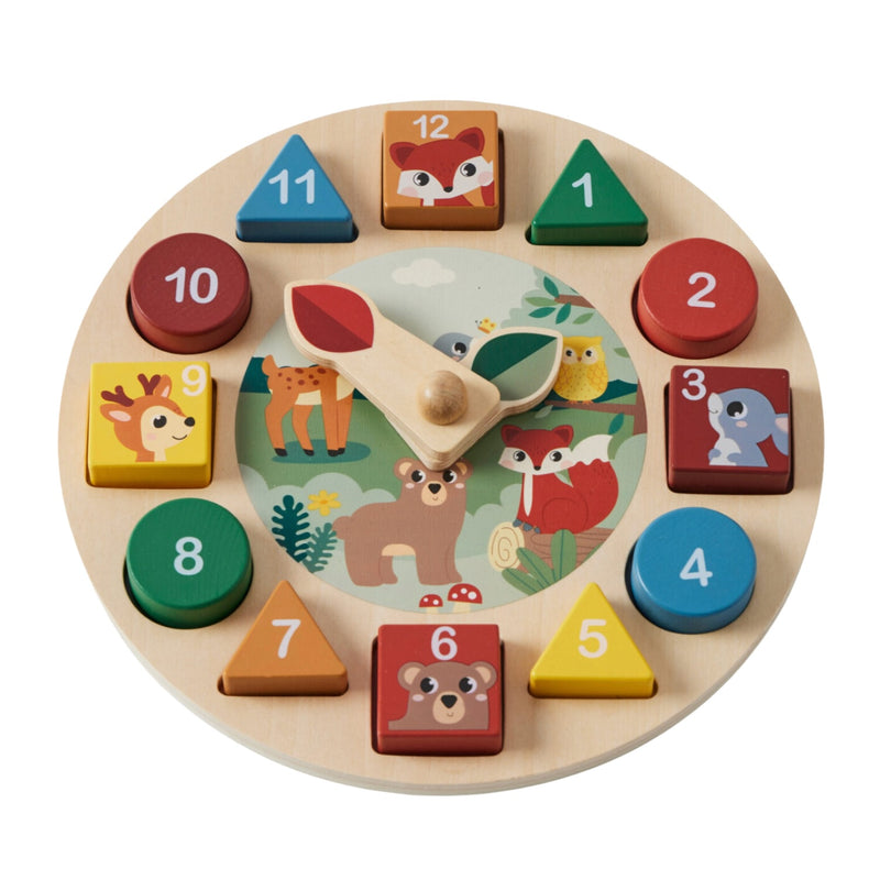 Clock Number & Shape Sorter