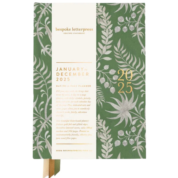 2025 Linen Bound Planner - Jardin Tropical