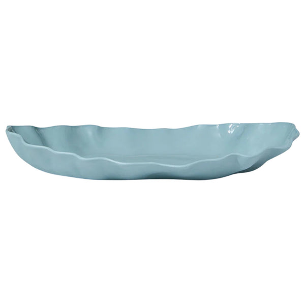 Ruffle Platter Light Blue - XL