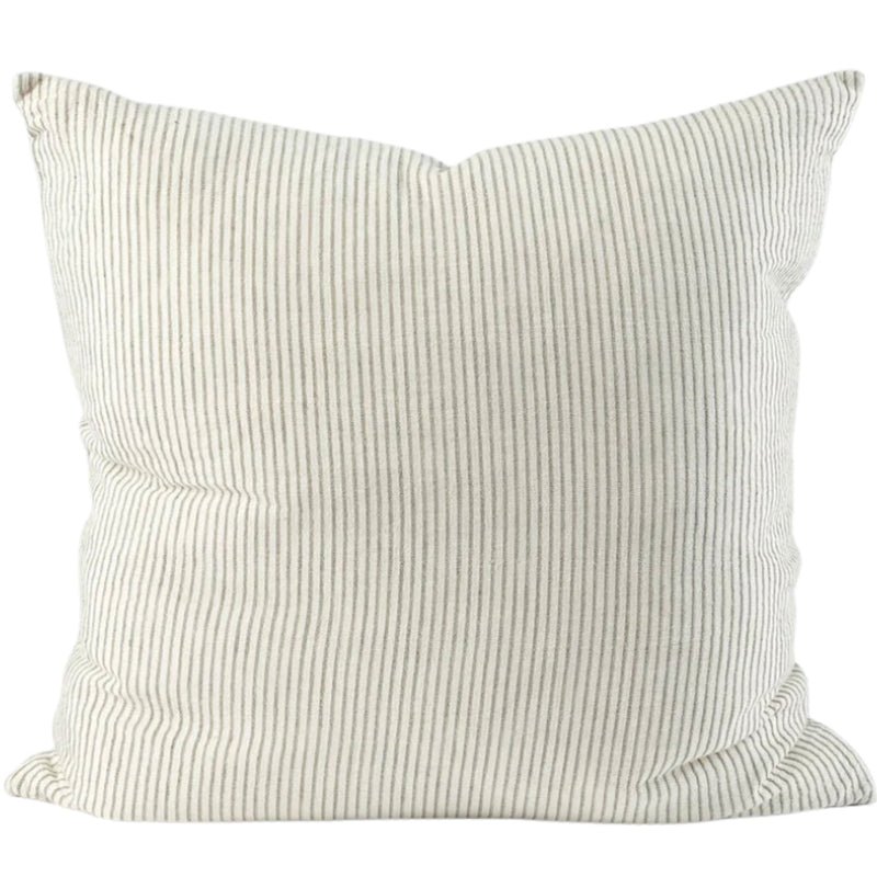 Marina Cushion - White/Pist Stripe