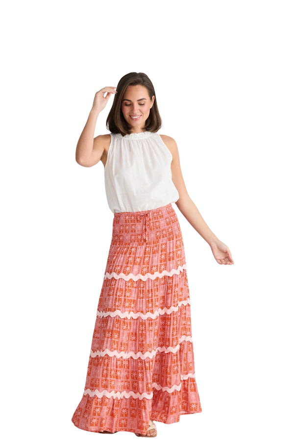 Kimmy Skirt - Disco Palm