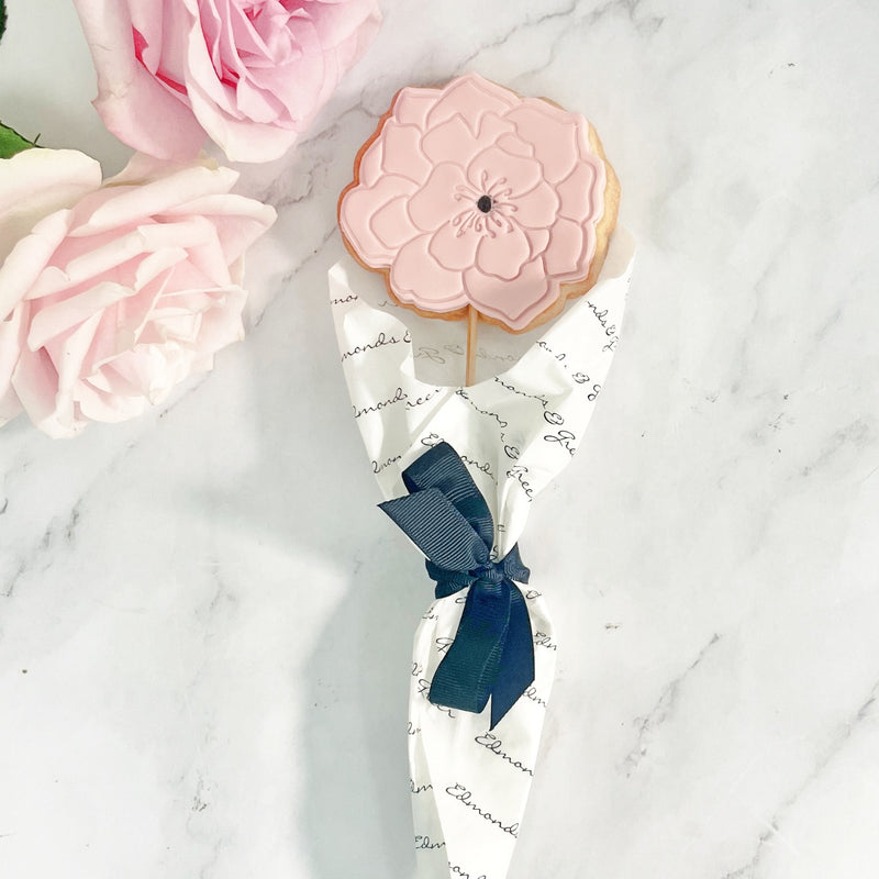 Individual Mother's Day Flower Cookie