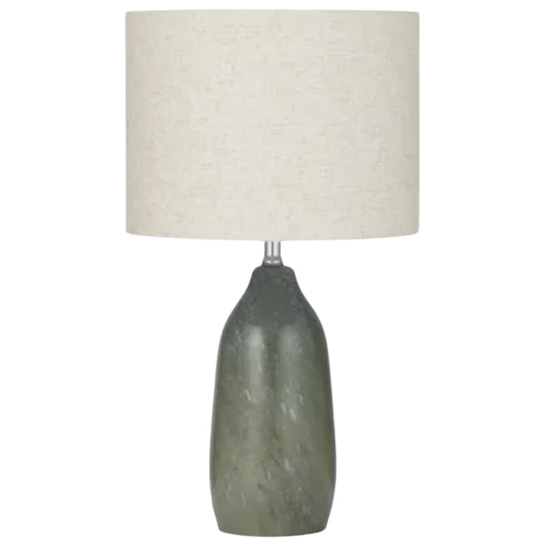 Sainz Table Lamp - Green/Nat