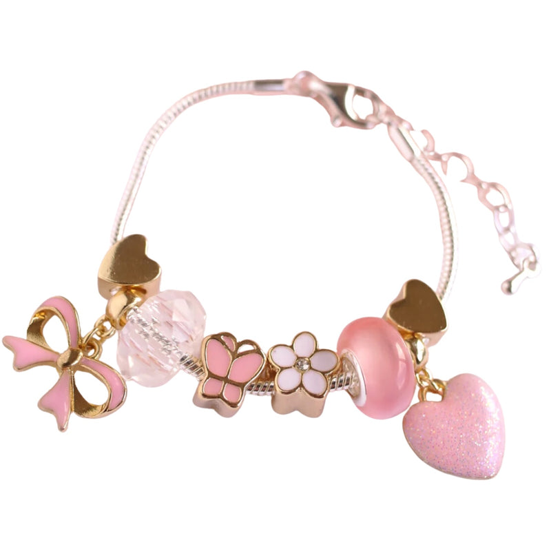 Pink Fantasia Charm Bracelet