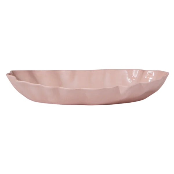 Ruffle Platter Icy Pink - Medium