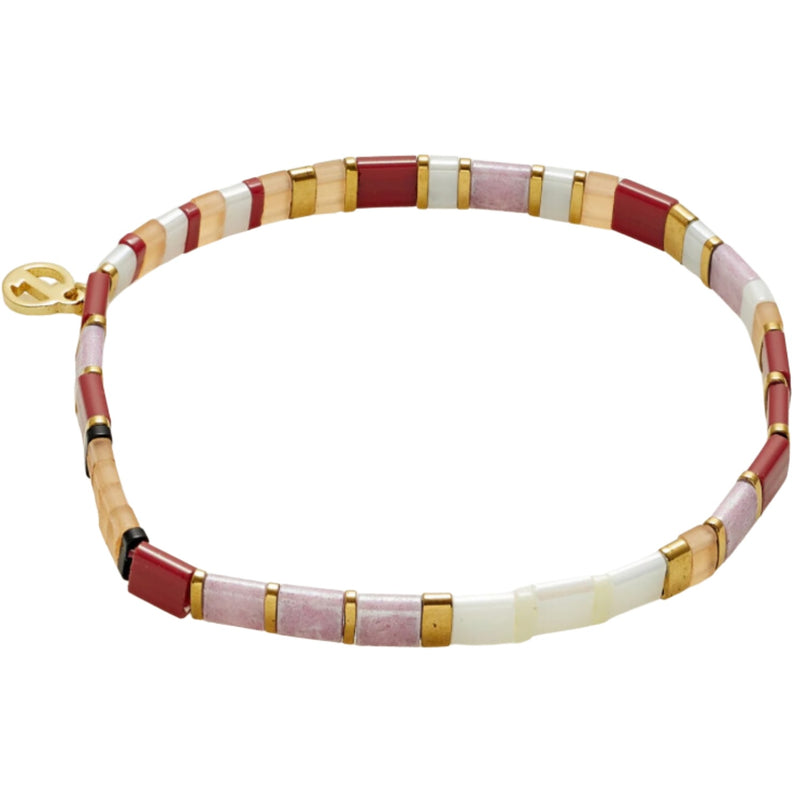 Tile Bracelet- Rouge