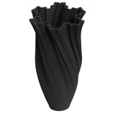 Ivy Black Vase 24cm