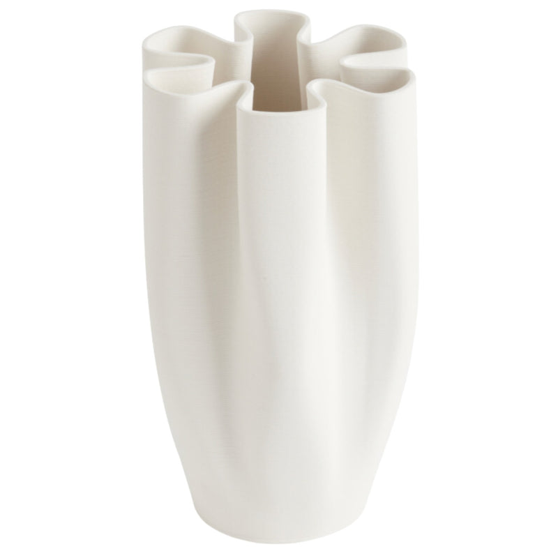 Aurora White Vase 28cm