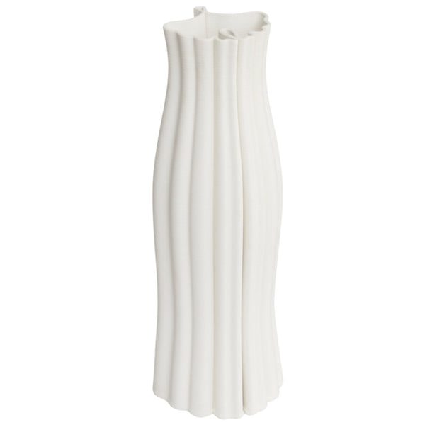 Ava White Vase 47cm