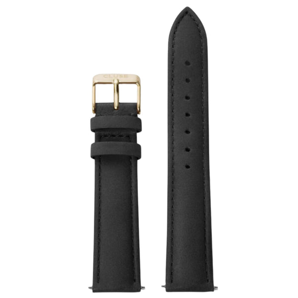 18mm Strap - Black/Gold