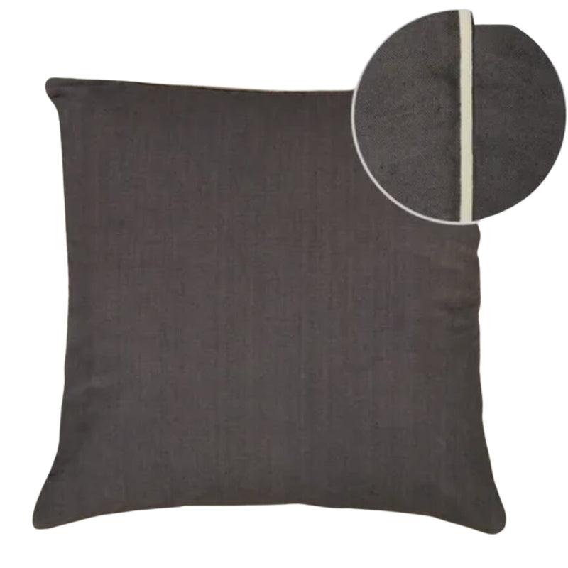 Jane Linen Cushion - Slate