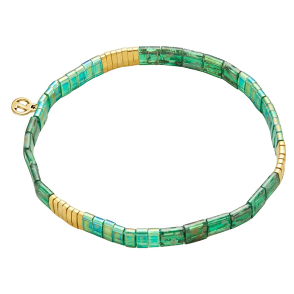 Tile Bracelet- Emerald