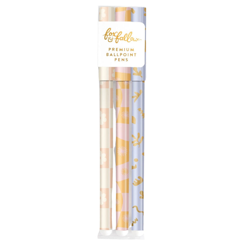 Daisy Grid Ballpoint Pen Pk