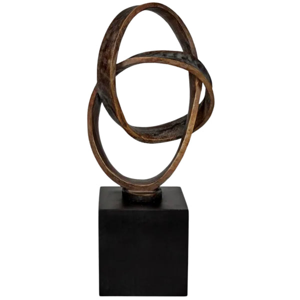 Warner Abstract Sculpture - Bronze