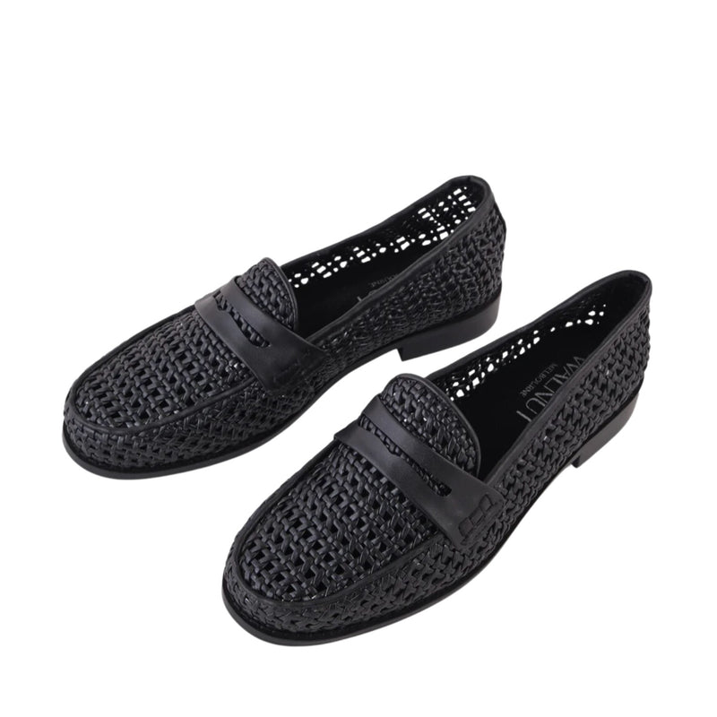 Harlow Loafer - Black Woven