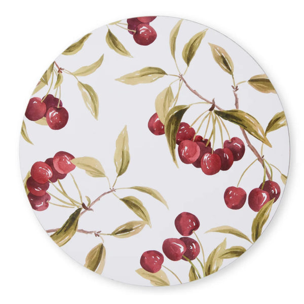 Cherry Round Placemat S/4