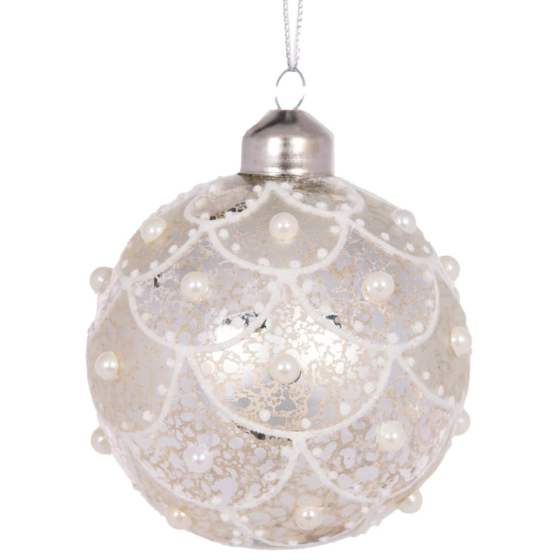 Mercury Scalloped Bauble