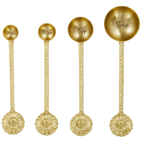 Printemps Measuring Spoons Gold S/4