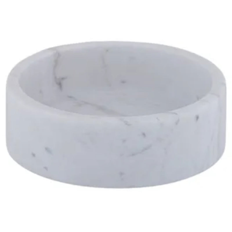 Ivy Marble Bowl - White 15 x 5cm