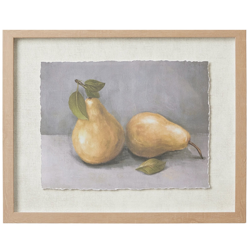 Bosc Pear Framed Art 42x34cm