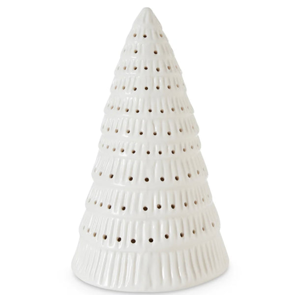 Xmas Tree 15x25cm - White