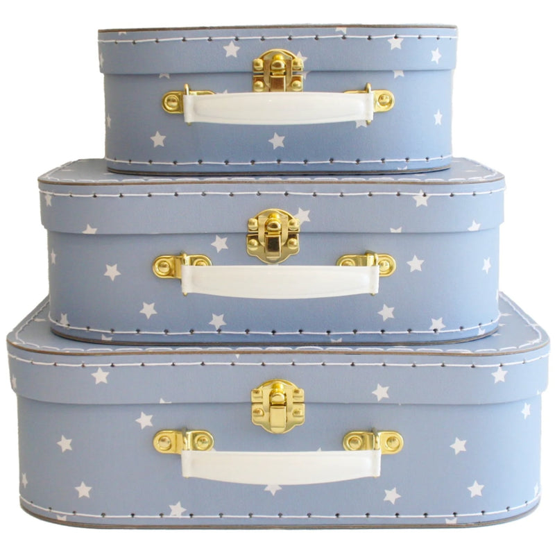 Kid's Carry Case - Blue Stars