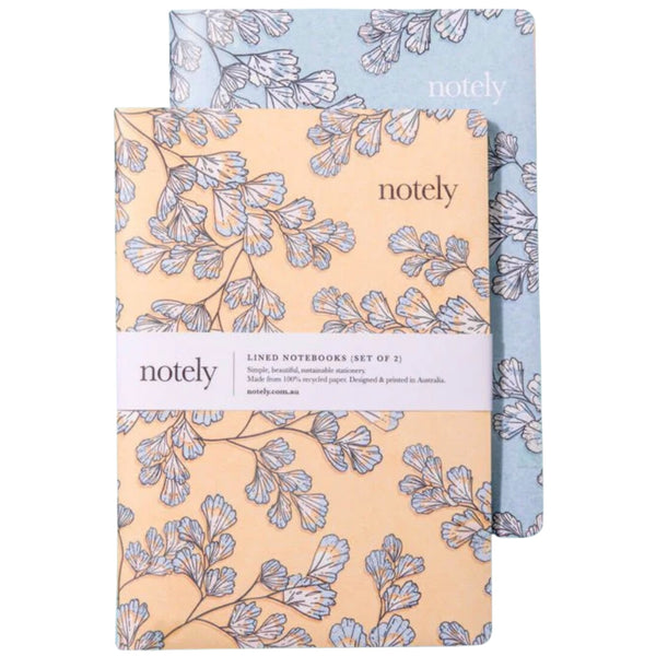 A6 Notebook S/2 - Fern Fancy