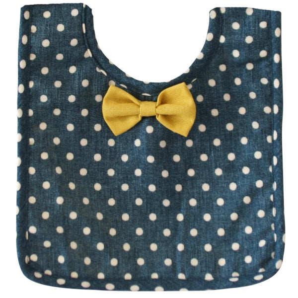 Bow Tie Bib Ocean Blue