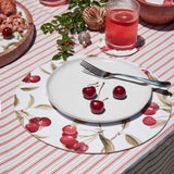 Cherry Round Placemat S/4