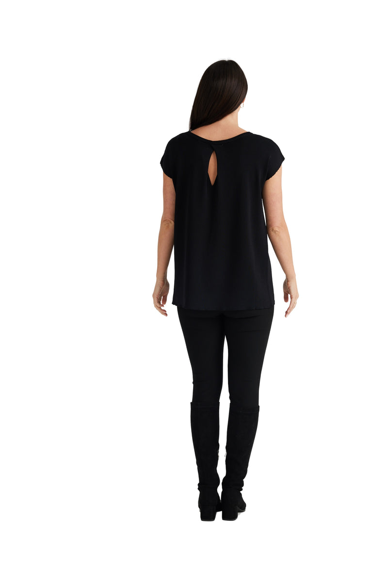 Claudia Knit Top - Black