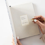 Linen Bound Journal - Bluebloom Ivy