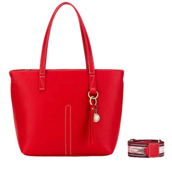 Tara red 3 Piece Handbag Set