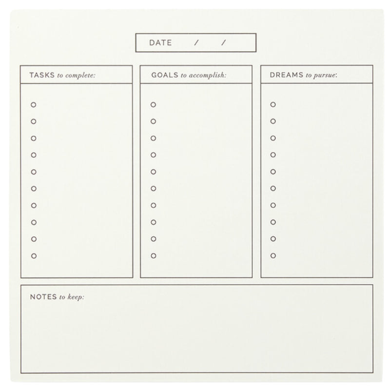 Planner Pad - Today is