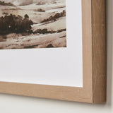 Valley Sepia Framed Artwork 37x28cm