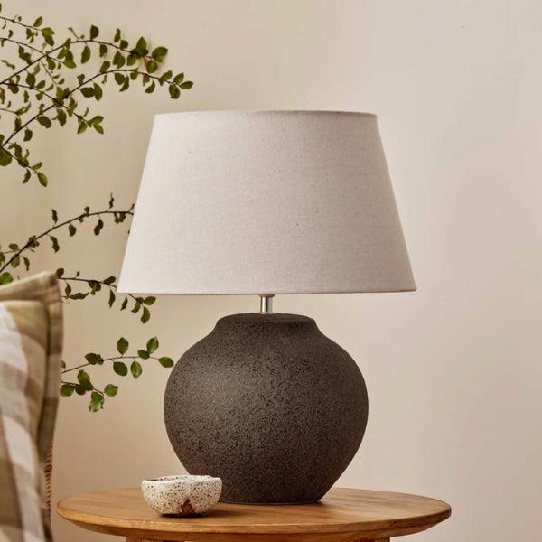 Lewis Table Lamp - Charcoal