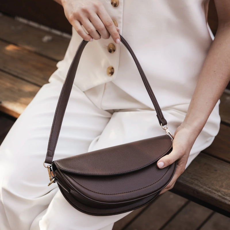 Cindy Shoulder Bag - Chocolate