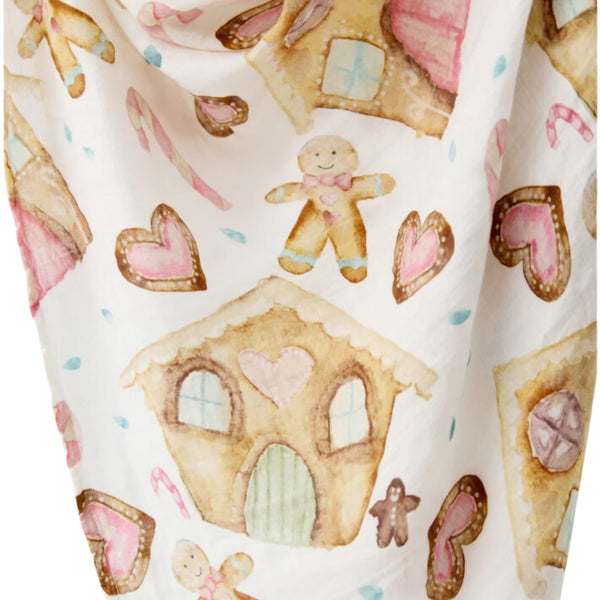 Gingerbread Dreams Jersey Swaddle