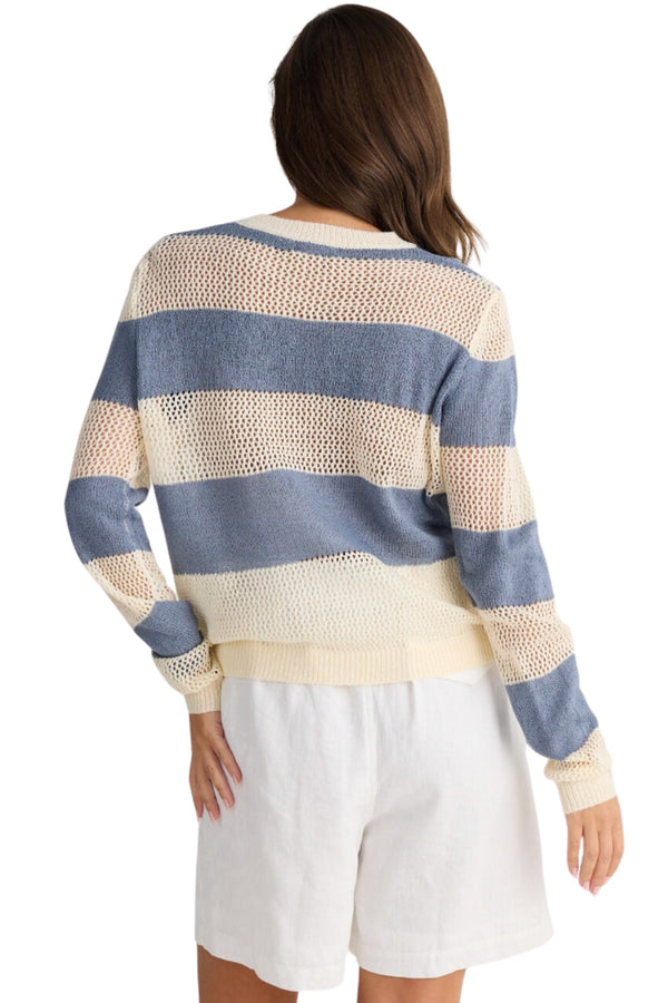 Cayman Knit - Blue Stripe