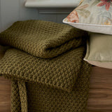 Jarah Olive Throw 140x175cm