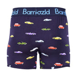 Vintage Cars Bamboo Trunks - Navy