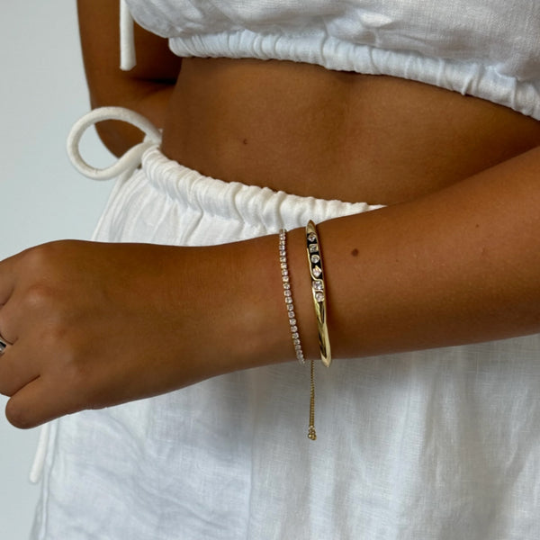 Pia Bracelet - Gold/Clear