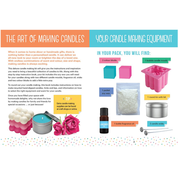 Deluxe Book & Kit - Candle Making