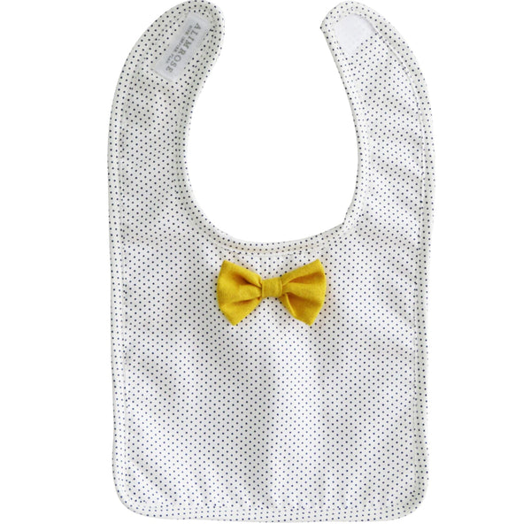 Bow Tie Bib Navy Pinspot