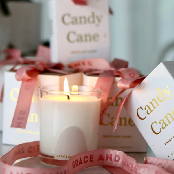 40hr Candle - Candy Cane