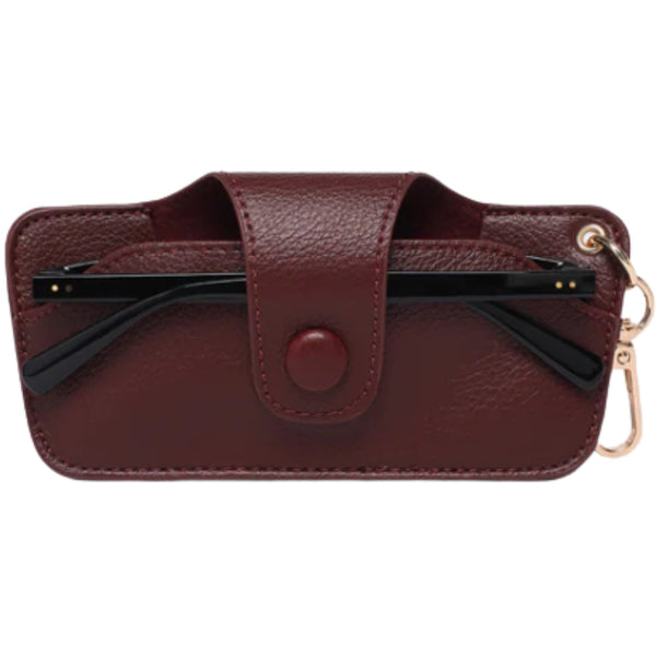 Skittle Sunglass Case - Burgundy