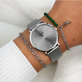 Minuit Mesh Crystals/Grey/Silver