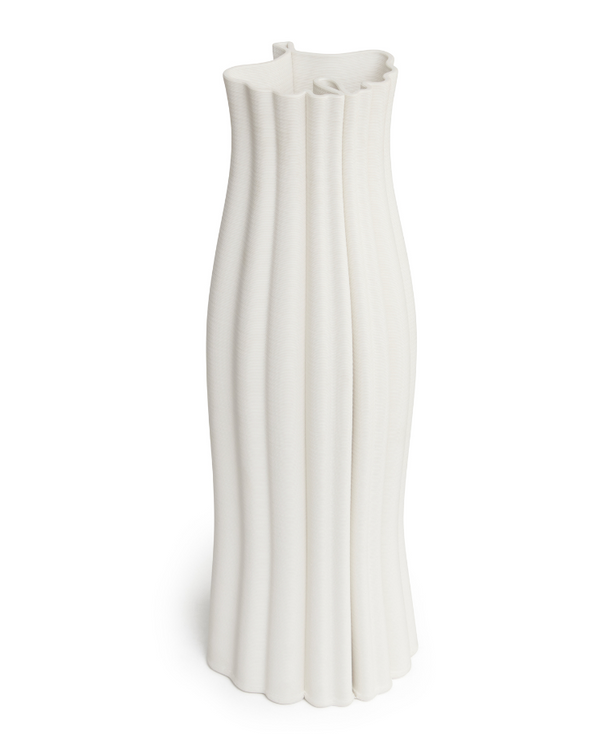 Ava White Vase 47cm